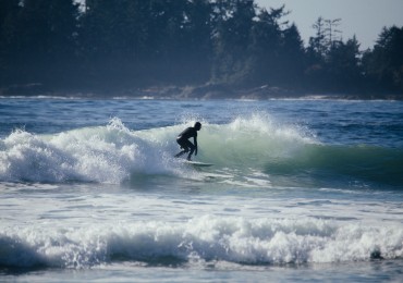 Green waves abound with no one around. Fall on BC's West Coast really pumps up the jam. /// Photo: Andrea Helleman